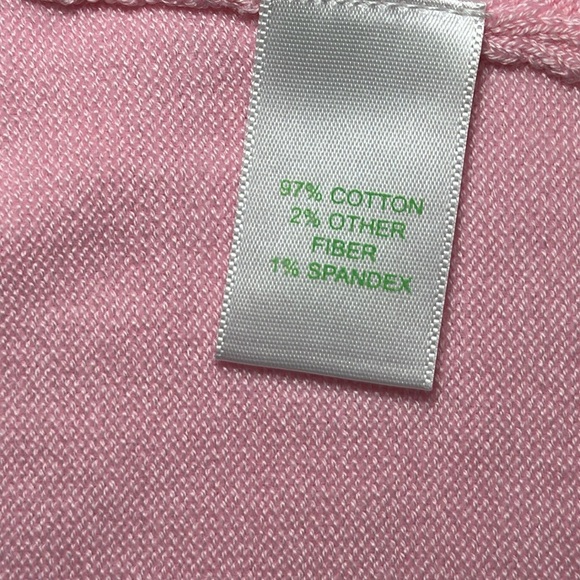 Lilly Pulitzer Cropped Cardigan in Pink, 3/4 Sleeve Women’s Size Large - Picture 7 of 9